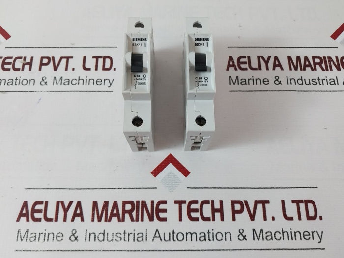 Lot of 3X SIEMENS 5SX41 Miniature Circuit Breaker 5SX41637RC