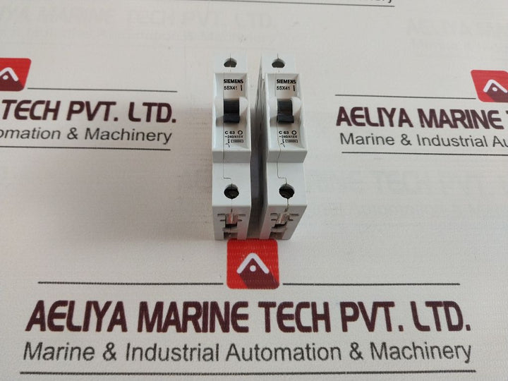 Lot of 3X SIEMENS 5SX41 Miniature Circuit Breaker 5SX41637RC