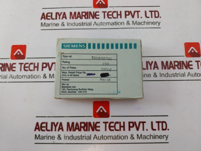 Siemens 5Sx41 Miniature Circuit Breaker 5Sx41507Rc 1-pole 240/415V Ac