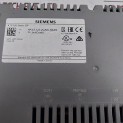 Siemens 6Av2 123-2Ga03-0Ax0 Key/Touch Operation Panel Simatic Hmi