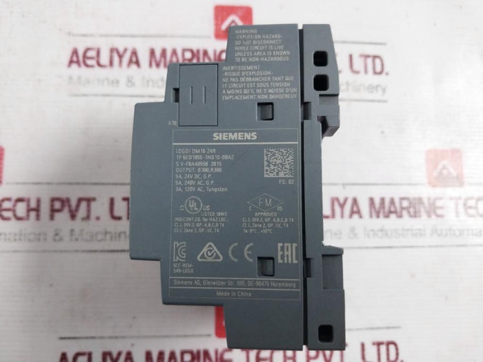 Siemens 6Ed1055-1Nb10-0Ba2 24R Expansion Module Output 8X Relay 5A