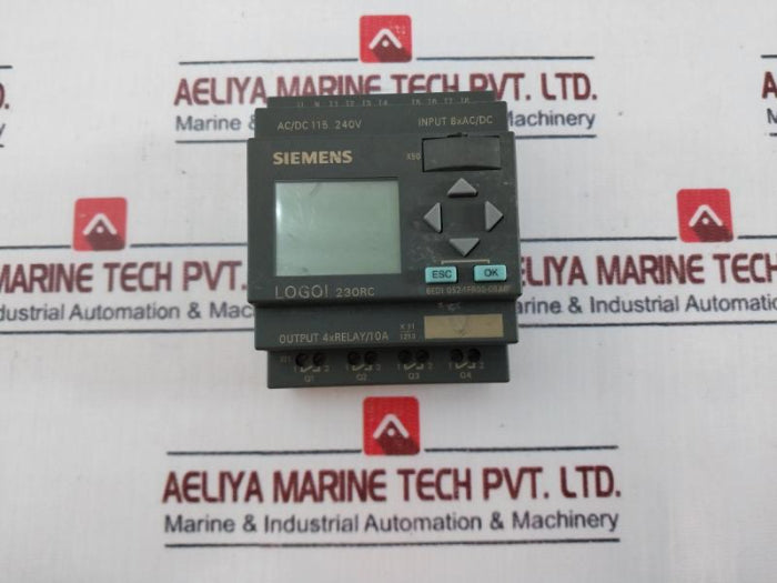 Siemens 6Ed1 052-1Fb00-0Ba6 Logic Module Logo 230Rc Ac/Dc 115–240V