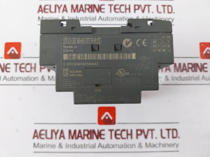 Siemens 6Ed1 052-2Hb00-0Ba6 Logo 24Rco Logic Module