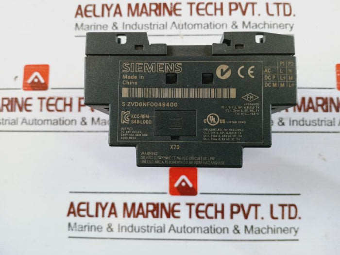 Siemens 6Ed1 052-2Hb00-0Ba6 Logo 24Rco Logic Module Ac/Dc 24V 4Xrelay/10A