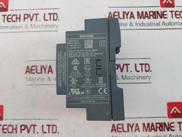 Siemens 6Ep1331-1Sh03 Logo!Power Switch Mode Din Rail Panel Mount Power Supply