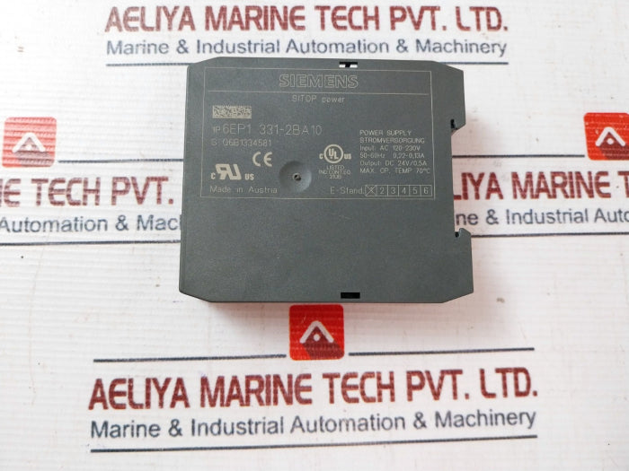 Siemens 6Ep1331-2Ba10 Sitop Power Supply 0.22-0.13A Ac 120-230V 50/60Hz