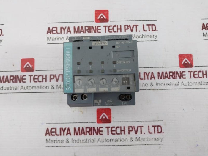 Siemens 6Ep1961-2Ba21 Sitop Pse200U Selectivity Module 4-channel Input Dc 24V