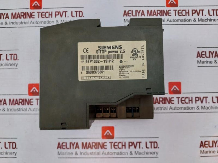 Siemens 6Ep1 332-1Sh12 Power Supply Module Ac 120/230V Dc 24V/2.5A
