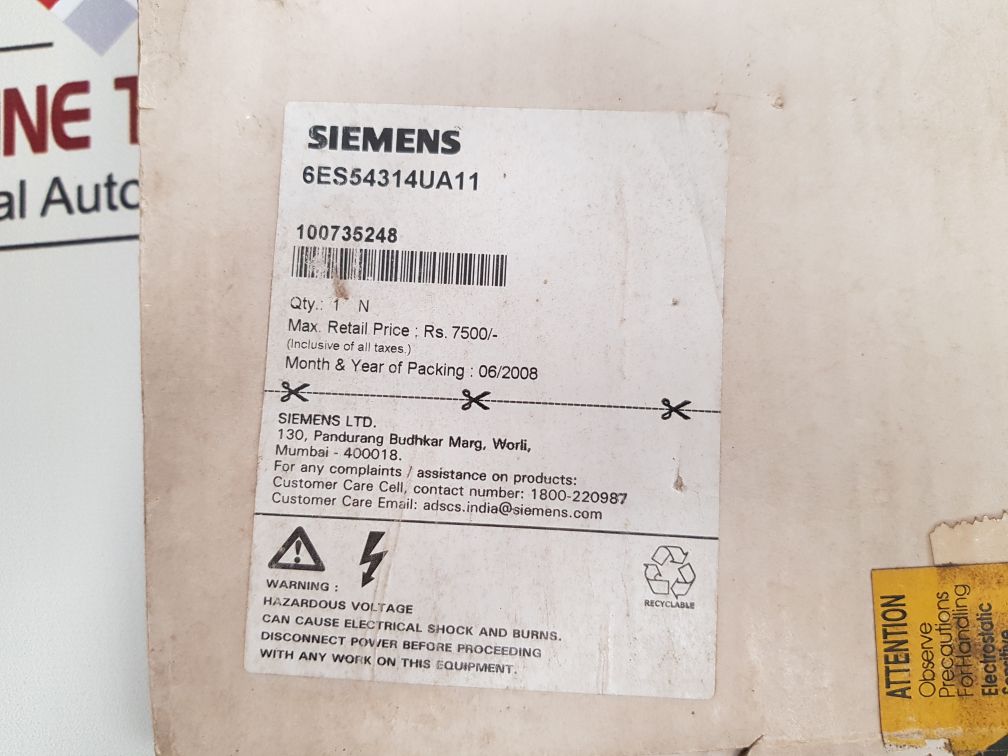 Siemens Simatic S5 6Es5-431-4Ua11 Digital Input Module