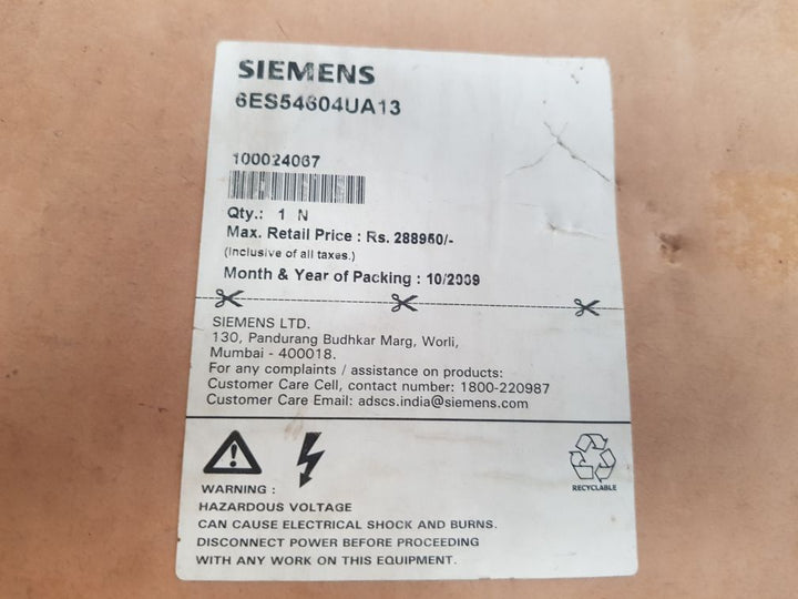 Siemens 6Es5460-4Ua13 Analog Input Module