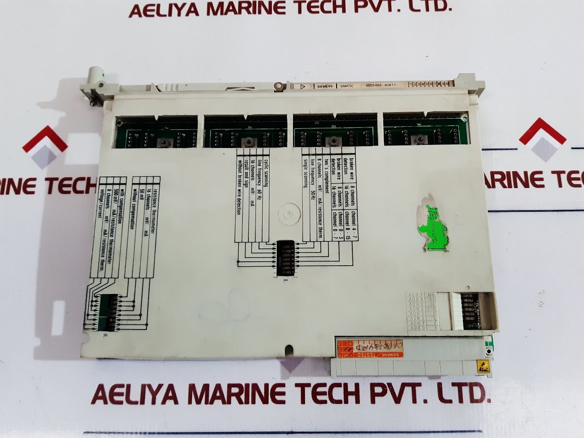 Siemens 6Es5465-4Ua11 Analog Input Module C79040-a92-c326-04-85