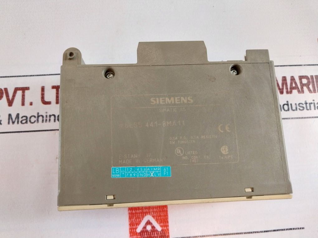 Siemens 6Es5 441-8Ma11 Digital Output Module Simatic S5