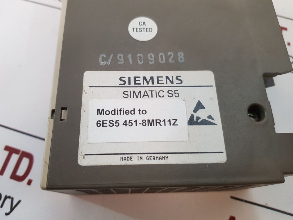 Siemens Simatic S5 6Es5 451-8Mr11Z Relay Output