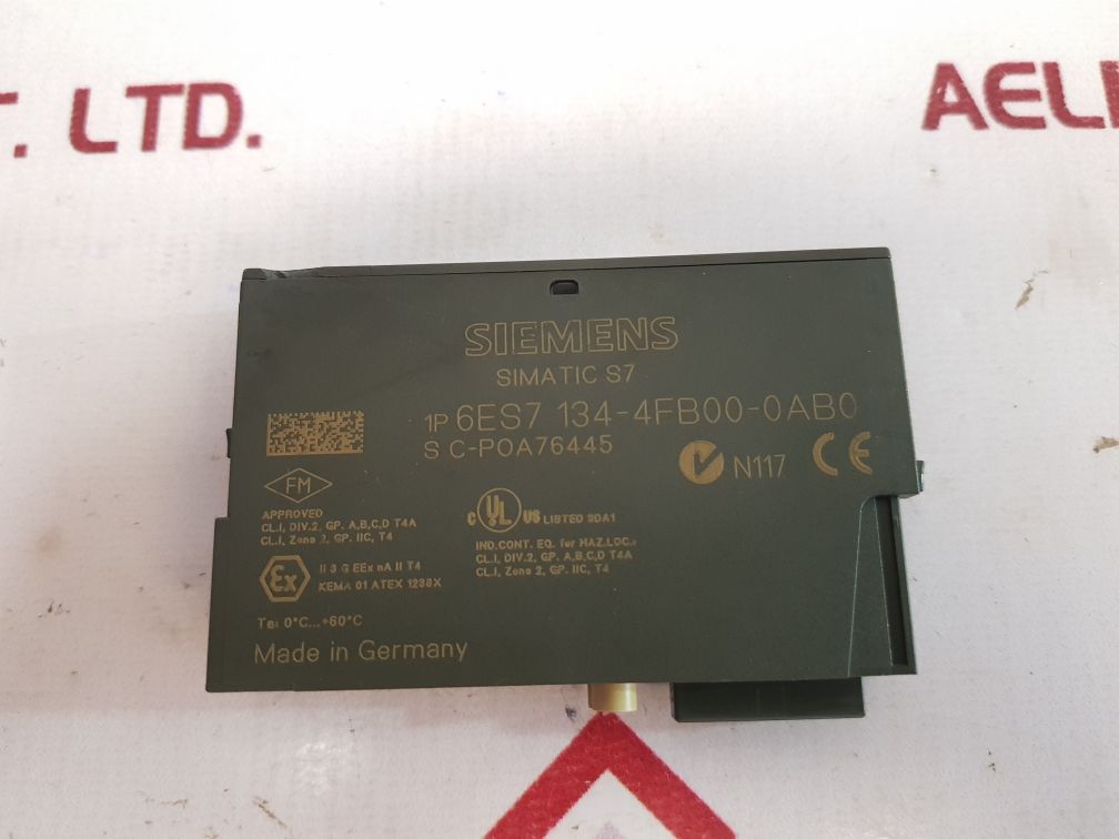 Siemens Simatic S7 6Es7 134-4Fb00-0Ab0 I/O Module