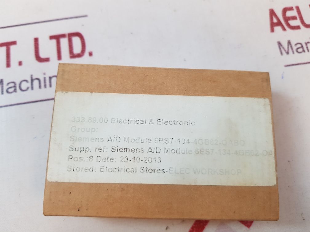 Siemens Simatic S7 6Es7 134-4Gb62-0Ab0 Analog Input Module