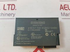 Siemens Simatic S7 6Es7 134-4Gb62-0Ab0 Analog Input Module