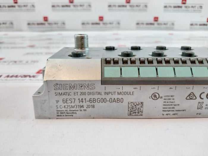 Siemens 6Es7 141-6Bg00-0Ab0 Simatic Et.200 Digital Input Module 24V Dc