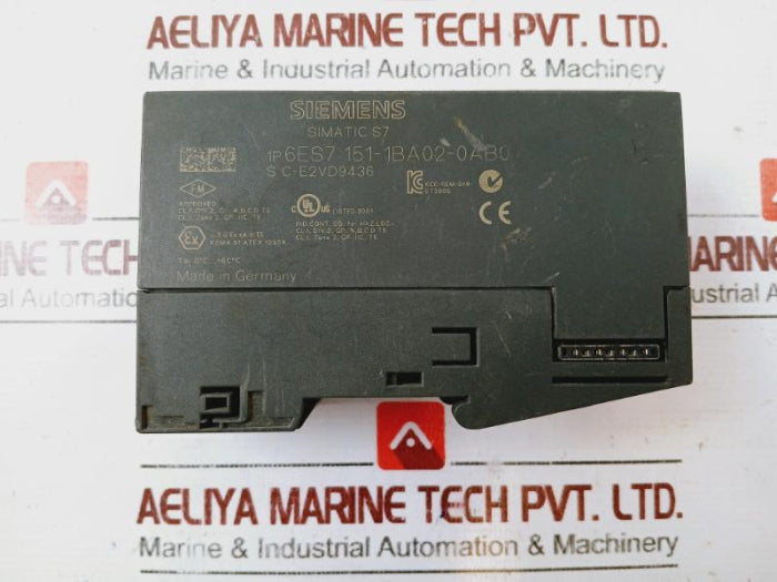 Siemens 6Es7 151-1Ba02-0Ab0 Simatic S7 Interface Module S C-e2Vd9436