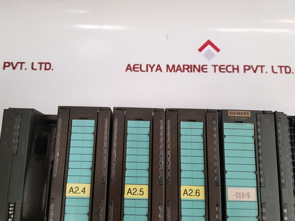 Siemens 6ES7 322-1BL00-0AA0 SM321 SM322 Digital I/O Modules W/ Mounting Rail