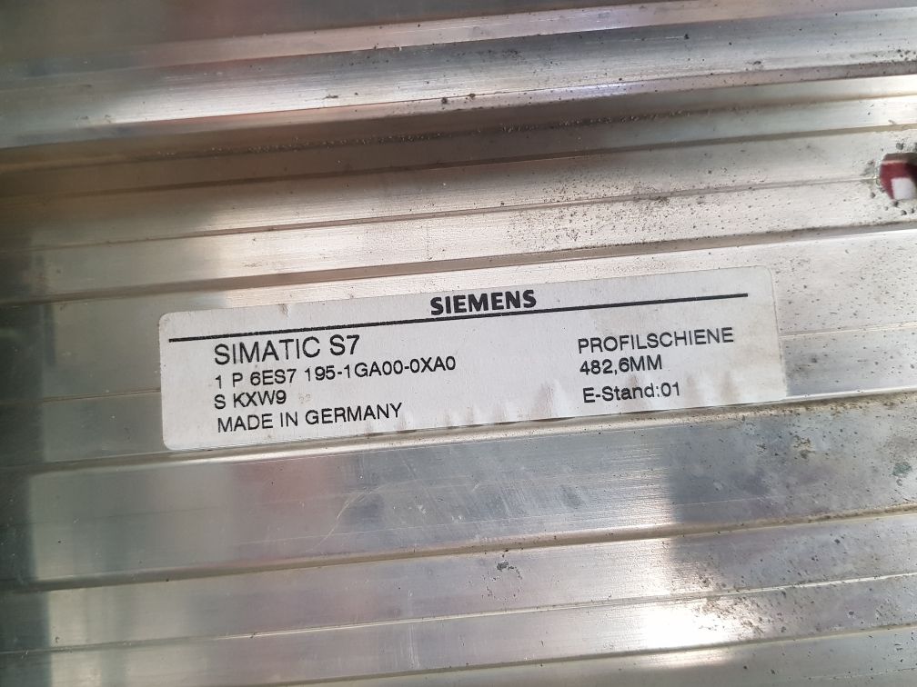 Siemens 6ES7 322-1BL00-0AA0 SM321 SM322 Digital I/O Modules W/ Mounting Rail