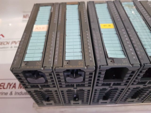 Siemens 321-1bl00-0aa0,153-2ba02-0xb0 module with 6es7 195-1ga00-0xa0 simatic ra