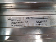 Siemens 321-1bl00-0aa0,153-2ba02-0xb0 module with 6es7 195-1ga00-0xa0 simatic ra