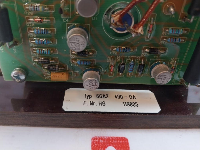 Siemens 6Ga2 490-0A Automatic Voltage Regulator Hitz Eelrv06-1, 119805