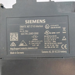 Siemens 6gk7343-2ah01-0xa0 Digital Input Interface Module Dc 5v 100ma