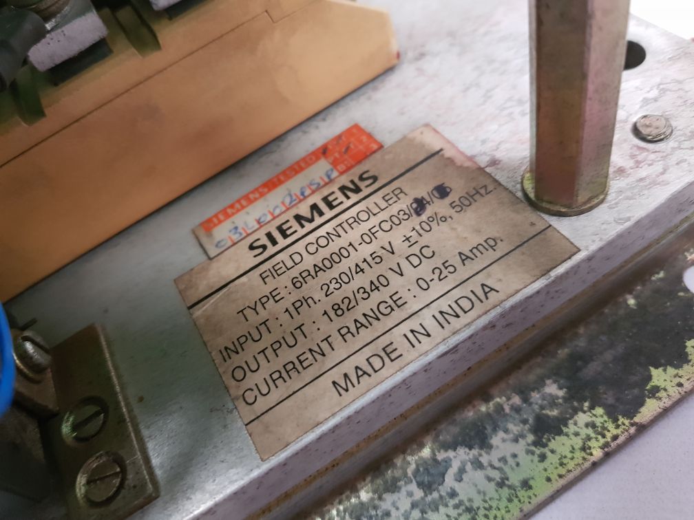 Siemens 6ra0002-0fc01 field controller pcb