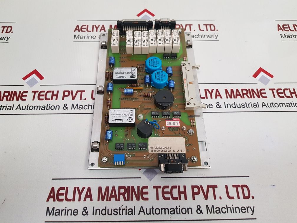 Siemens 6Sa8252-0Ad62 Interface Module Display Unit Board