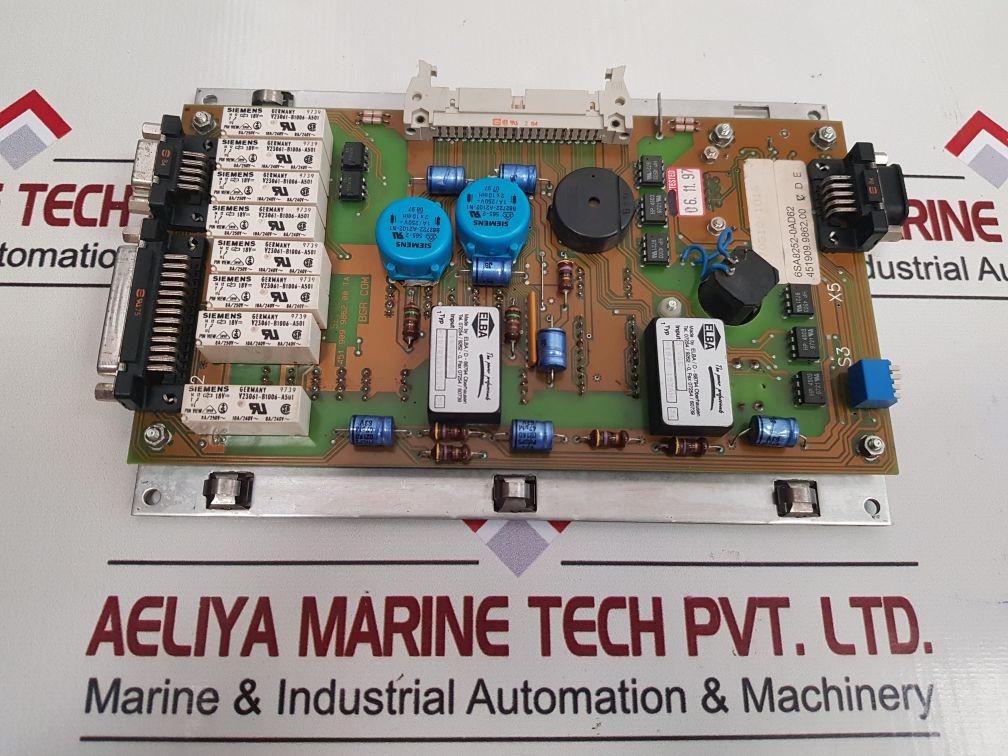 Siemens 6Sa8252-0Ad62 Interface Module Display Unit Board