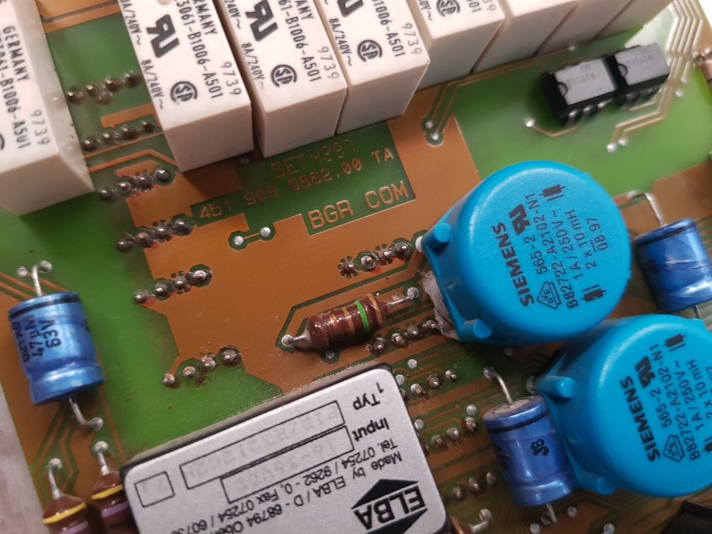 Siemens 6Sa8252-0Ad62 Interface Module Display Unit Board