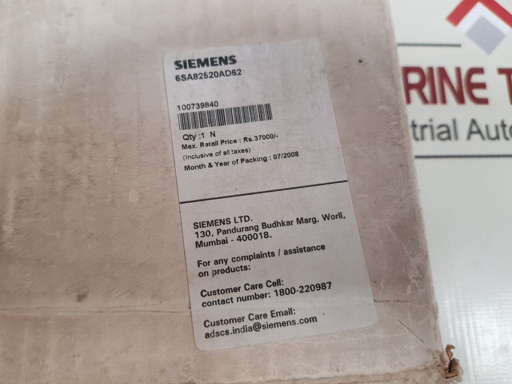 Siemens 6Sa82520Ad62 Interface Module Display Unit Board