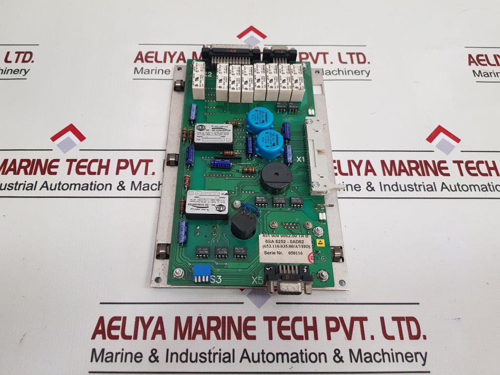 Siemens 6Sa82520Ad62 Interface Module Display Unit Board