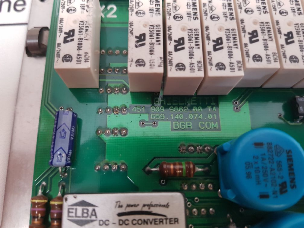 Siemens 6Sa82520Ad62 Interface Module Display Unit Board