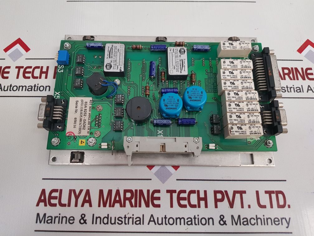 Siemens 6Sa82520Ad62 Interface Module Display Unit Board
