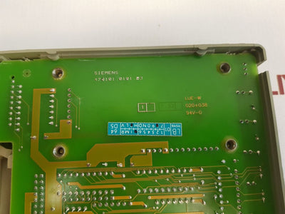 Siemens 6se1200-7aa10-3/c00 keypad unit