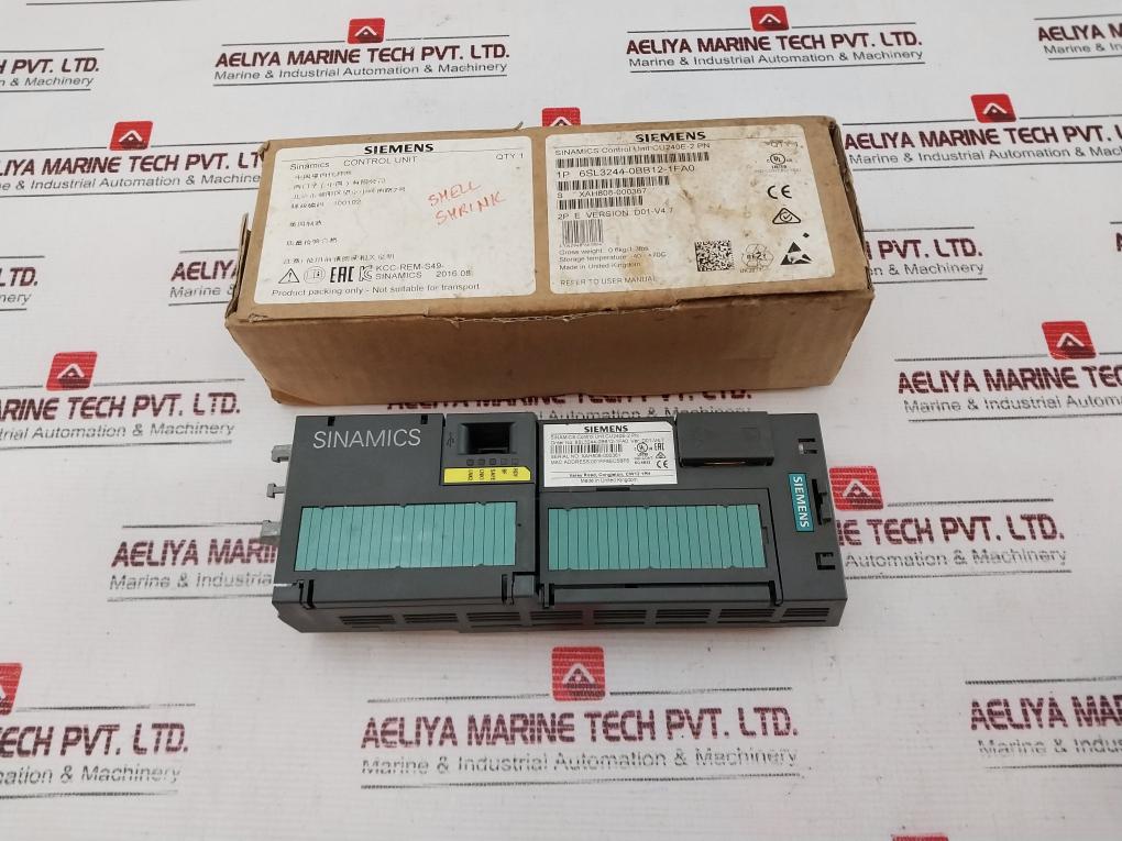 Siemens 6Sl3244-0Bb12-1Fa0 Control Unit