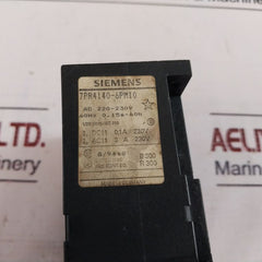 Siemens 7Pr4140-6Pm10 On Delay Time Relay 220-230 Vac