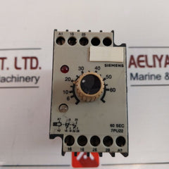 Siemens 7Pu22 Time Relay 60 Sec
