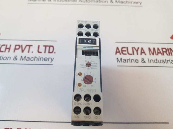 Siemens 7Pu4320 Time Relay Ac 220/240V