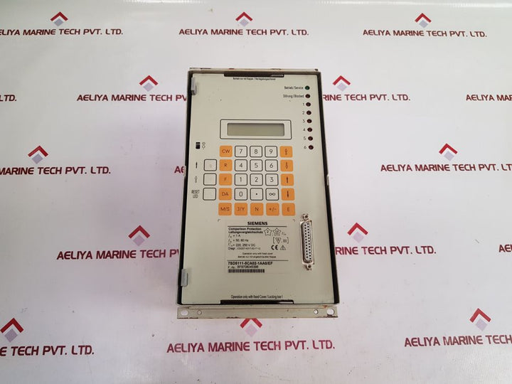 Siemens 7Sd5111-5Ca02-1Aa0/Ef Comparison Protection Module