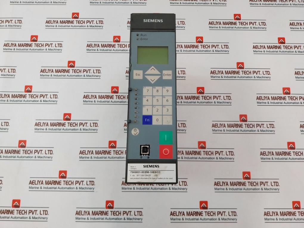 Siemens 7Sk8031-5Eb90-1He0/Cc Overcurrent Protection Relay 5A/240V 50 Hz/60Hz