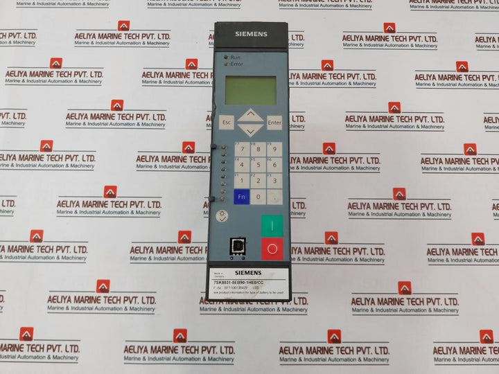 Siemens 7Sk8031-5Eb90-1He0/Cc Overcurrent Protection Relay 5A/240V 50 Hz/60Hz