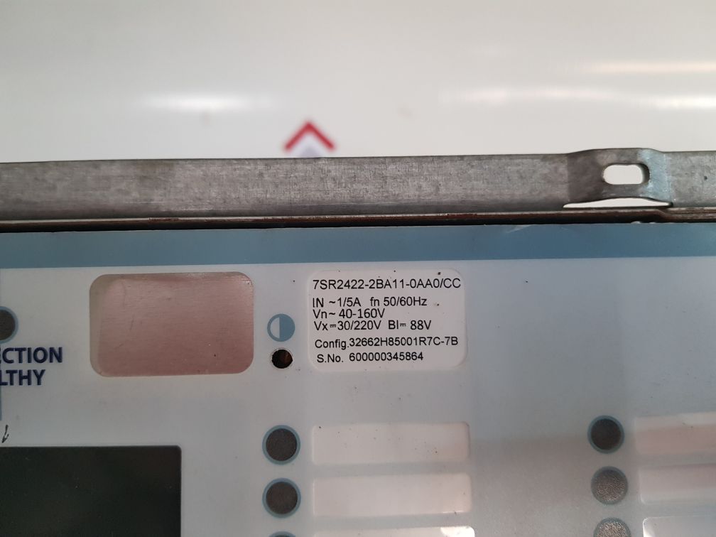 Siemens 7SR2422-2BA11-0AA0/CC Transformer Differential Relay 1/5A 50/60Hz