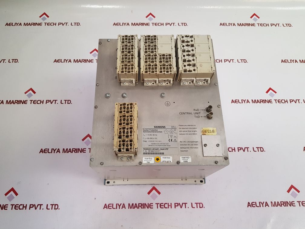 Siemens Siprotec 7Ss5231-5Ca01-1Aa1/Ff Busbar Protection