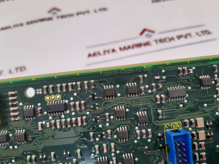 Siemens A1-116-100-501 Printed Circuit Board C98040-a1600-p2-02-z186