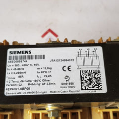 Siemens 4ep4001-0bp00 Transformer A5e00859744 ith max 88a