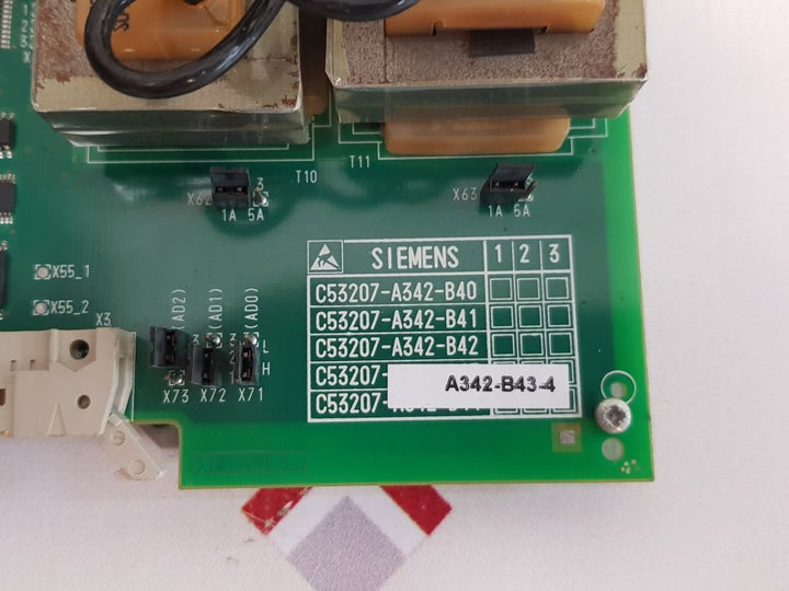 Siemens C53207-a342-b43-4 Pcb Card