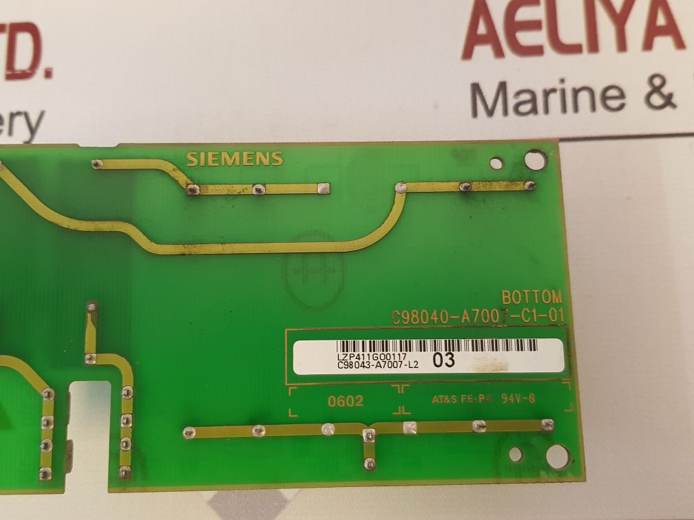 Siemens C98040-a7007-c1-01 Pcb Card 94V-0